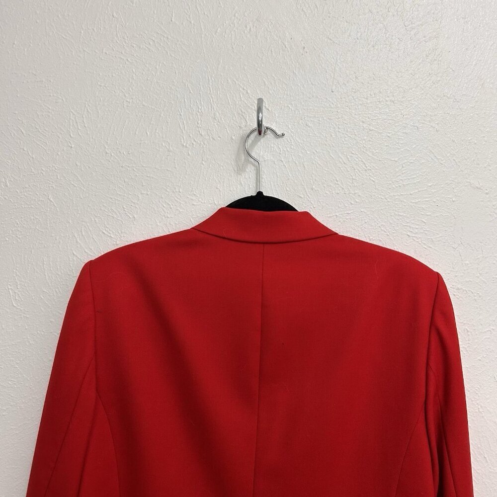 Pendleton Red Wool Structured Double-Breasted Bla… - image 8